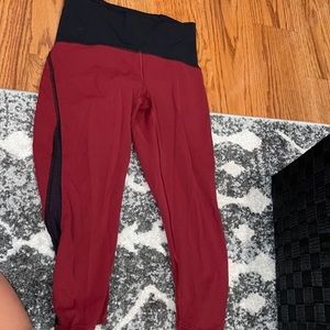 Lululemon wunder under cropped leggings